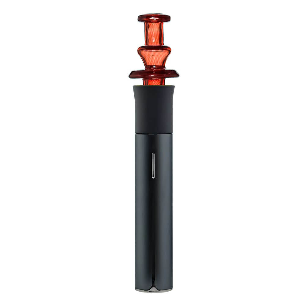 CaliBear Maria Cap color glass airflow mouthpiece for Puffco Pivot featuring a multi-ring Maria design in various colors like amber, blue, and red.