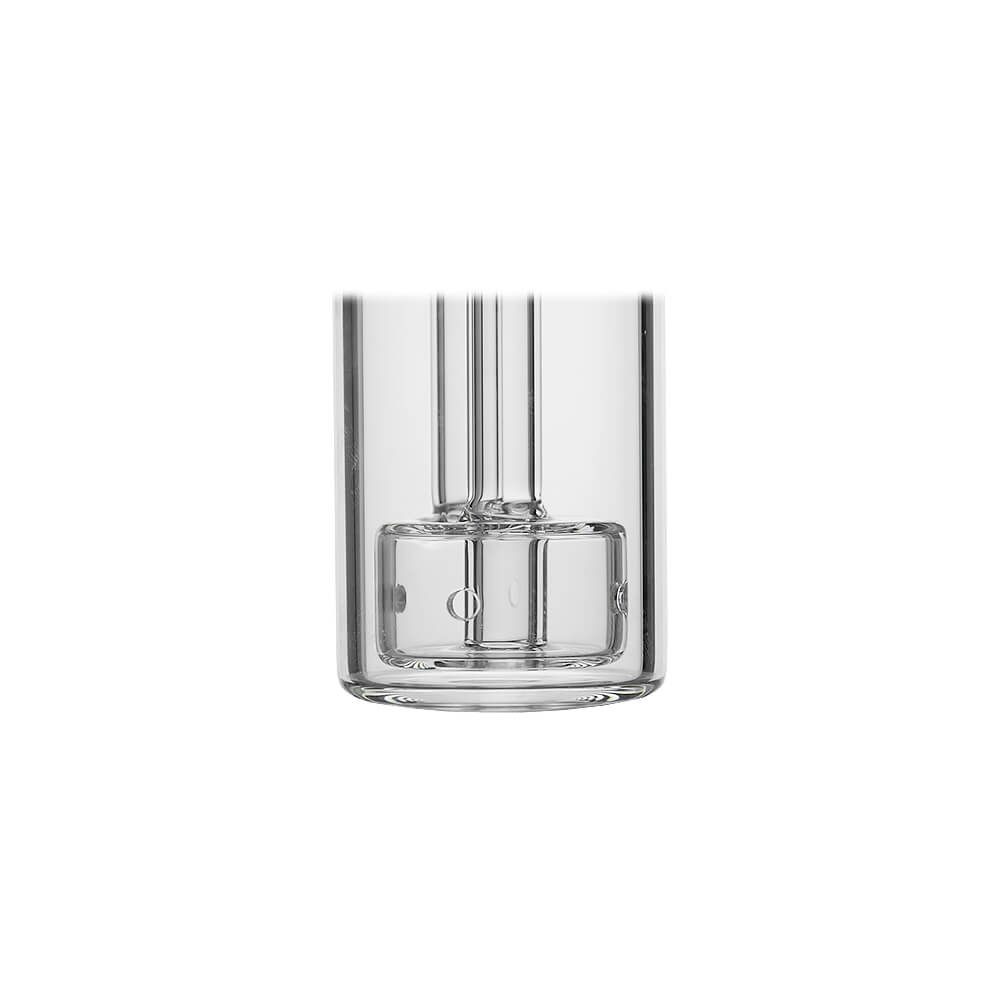 Calibear Fab Recycler glass attachment for Dr. Dabber Switch 2 featuring a clear Faberge-style body and integrated water recycling arm.