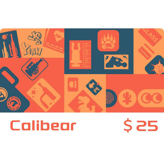 Calibear Glass Gift Card Accesory calibearofficial 