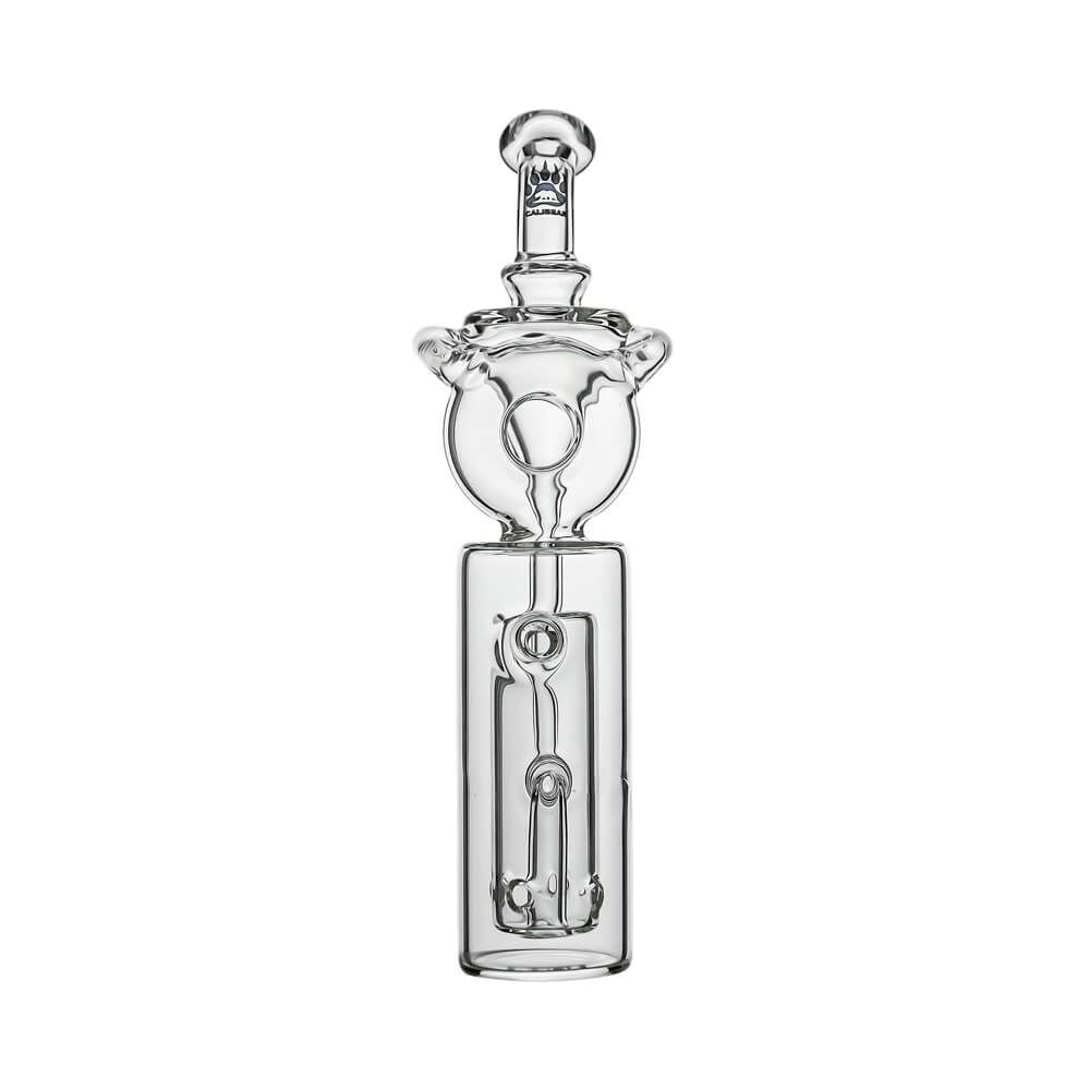 Calibear Donut Recycler Glass Attachment for Dr. Dabber Switch Go handcrafted borosilicate recycler glass replacement