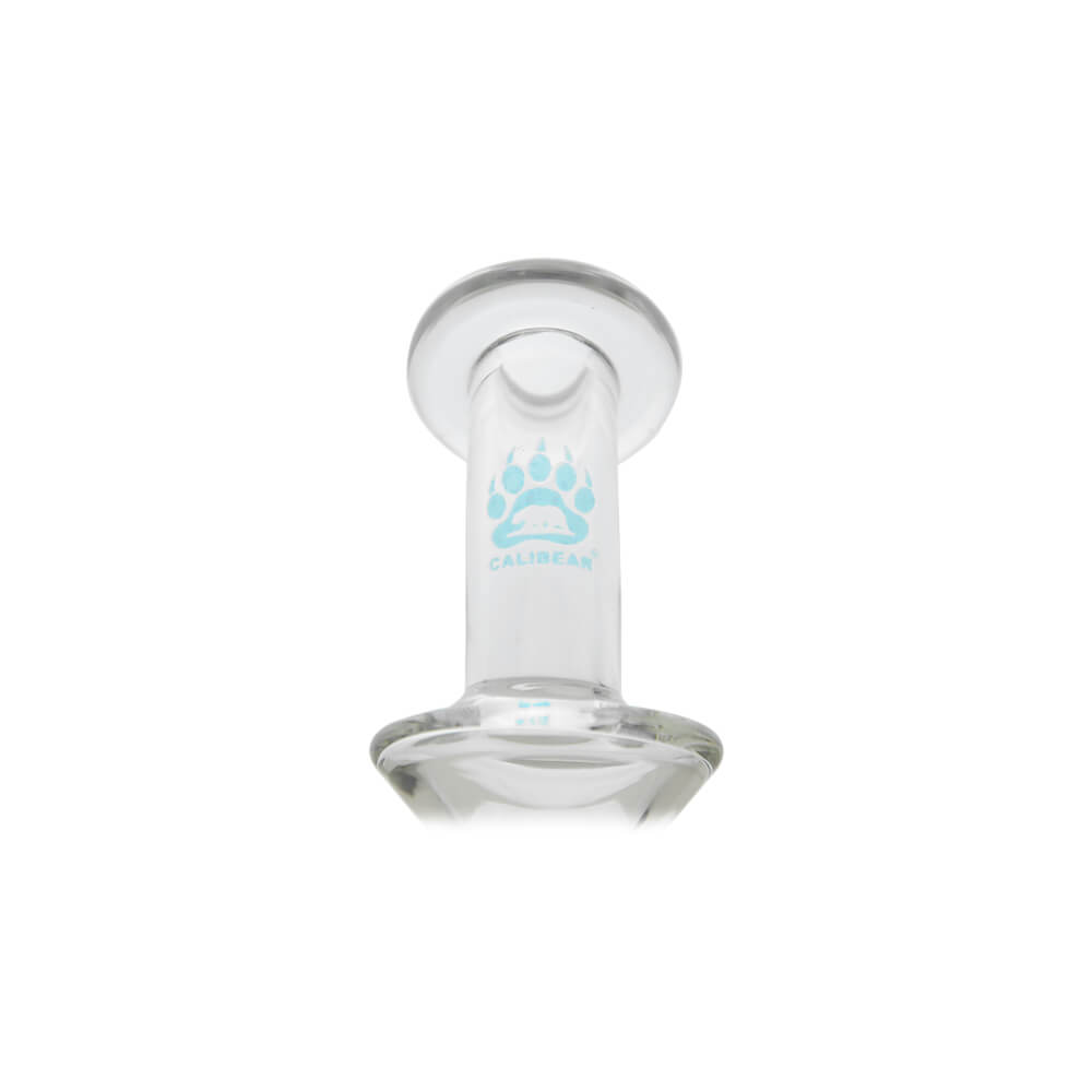 Calibear Double Jet Vortex Glass Attachment for Dr. Dabber Switch 2 premium borosilicate recycler glass top