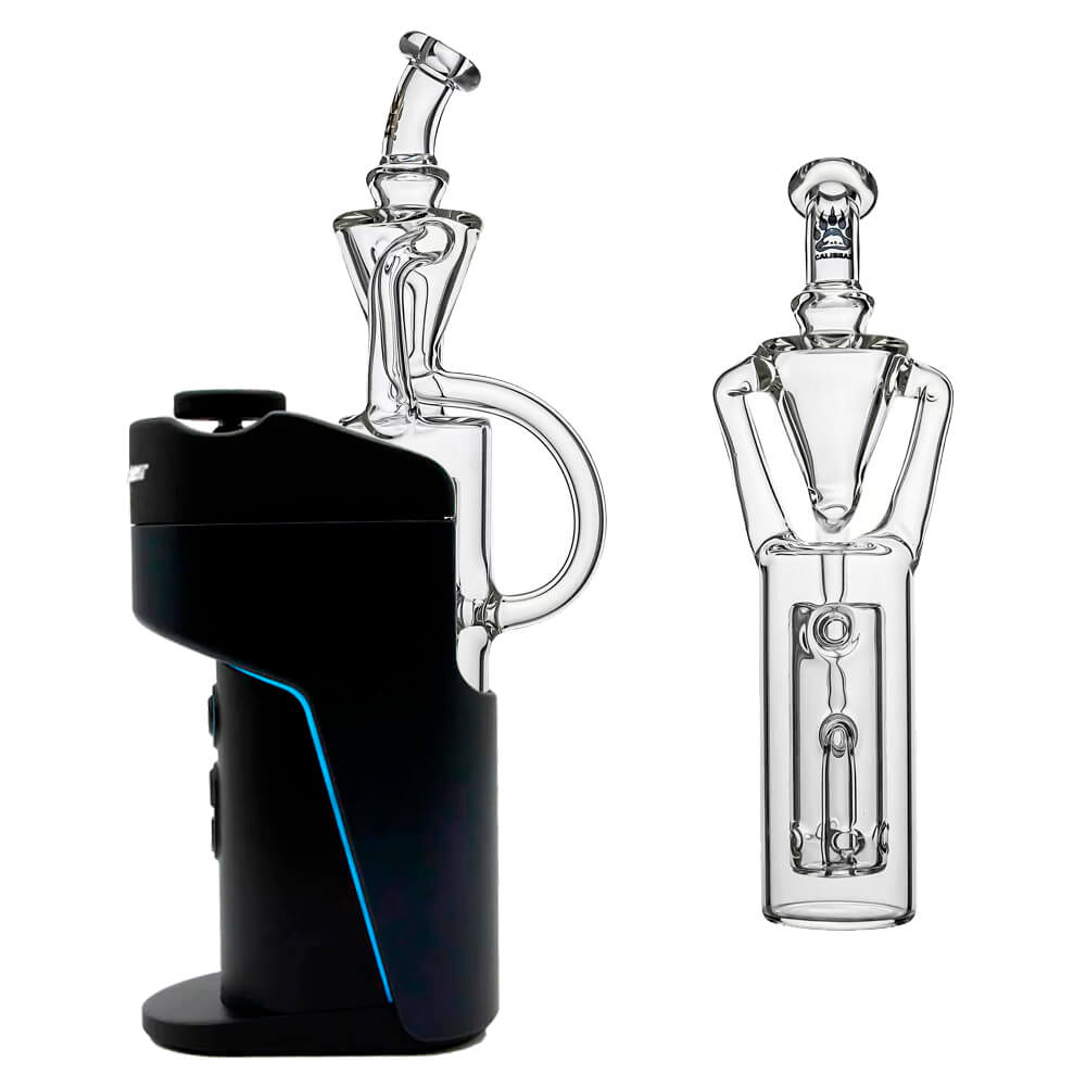 Calibear Klein Recycler Glass Attachment for Dr. Dabber Switch Go handcrafted borosilicate recycler glass replacement