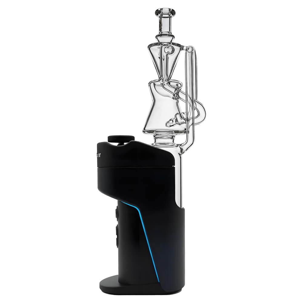 Calibear Clear Klein Recycler Glass Attachment for Dr. Dabber Switch Go with recycler chamber and clear borosilicate glass