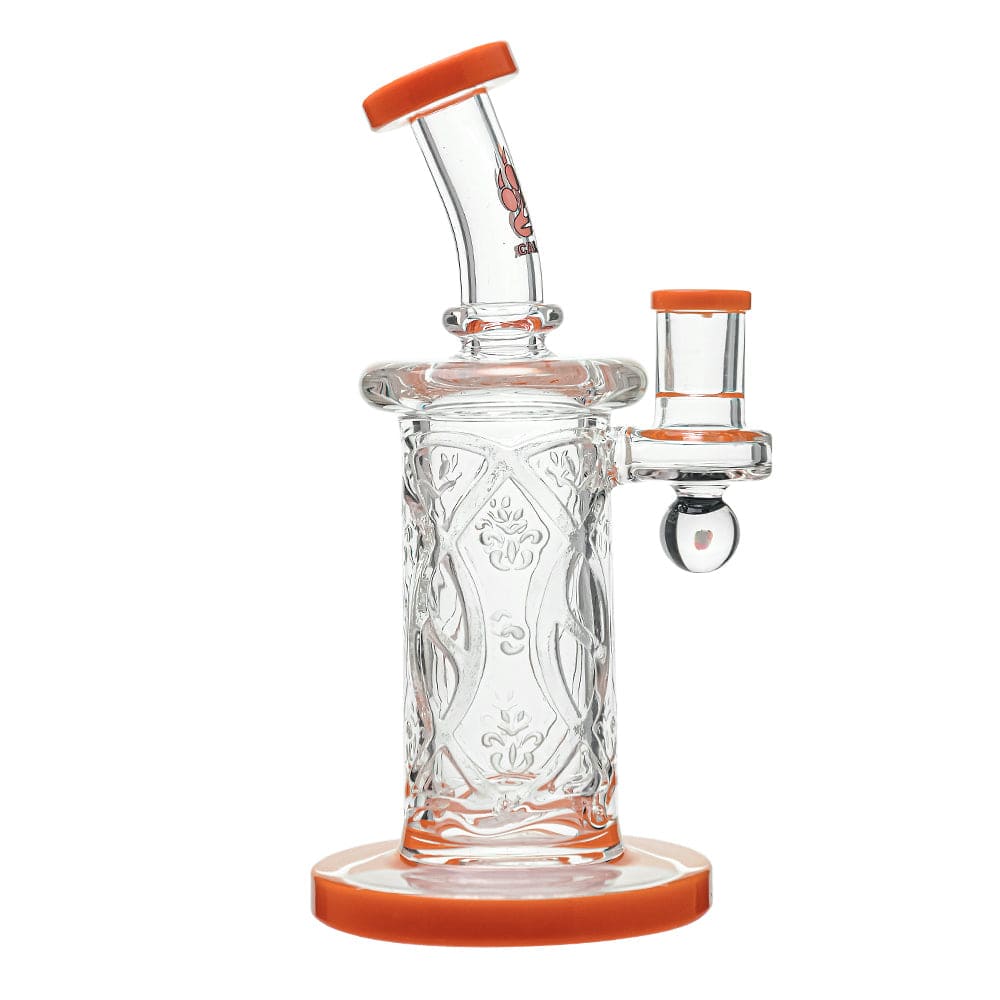 PREMIUM WALL PERC DAB RIG W/OPAL- Premium borosilicate glass dab rig from Calibear Glass. Ideal for dabbing, providing smooth hits and durability. Shop high-quality dab rigs, water pipes, bongs, erig glasses and glass smoking accessories at Calibear Glass. Elevate your smoking experience with a durable and stylish glass dab rig. Free shipping on all orders.