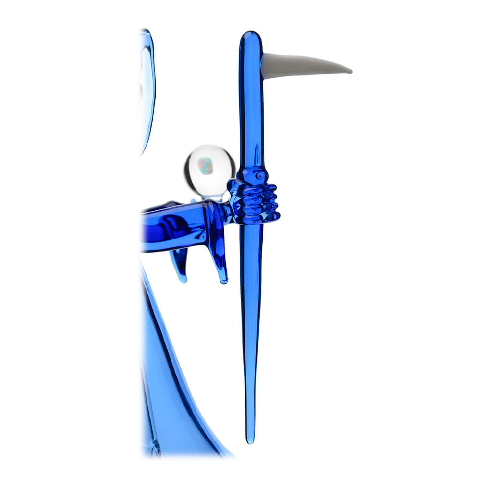CALIBEAR REAPER RIG WITH REMOVABLE SCYTHE DABBER-Premium borosilicate glass dab rig from Calibear Glass. Ideal for dabbing, providing smooth hits and durability. Shop high-quality dab rigs, water pipes, bongs, erig glasses and glass smoking accessories at Calibear Glass. Elevate your smoking experience with a durable and stylish glass dab rig. Free shipping on all orders