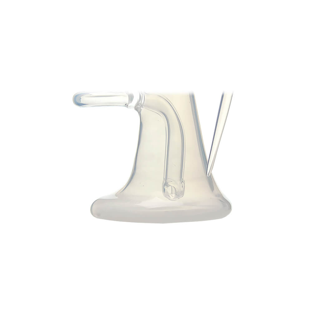 CALIBEAR REAPER RIG WITH REMOVABLE SCYTHE DABBER-Premium borosilicate glass dab rig from Calibear Glass. Ideal for dabbing, providing smooth hits and durability. Shop high-quality dab rigs, water pipes, bongs, erig glasses and glass smoking accessories at Calibear Glass. Elevate your smoking experience with a durable and stylish glass dab rig. Free shipping on all orders