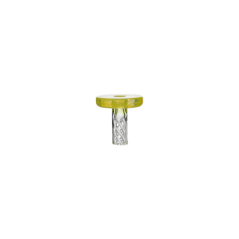 Calibear Vortex Spinning Cap for Dr. Dabber Switch GO with colorful glass top options and twisted airflow stem