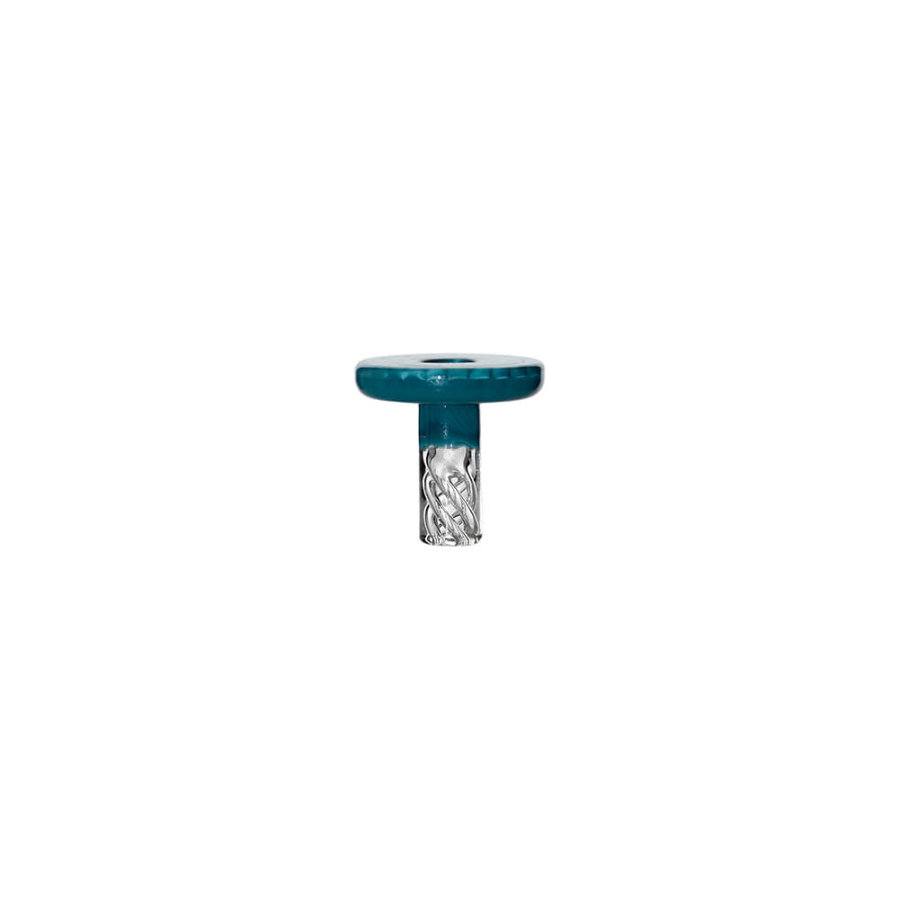 Calibear Vortex Spinning Cap for Dr. Dabber Switch GO with colorful glass top options and twisted airflow stem
