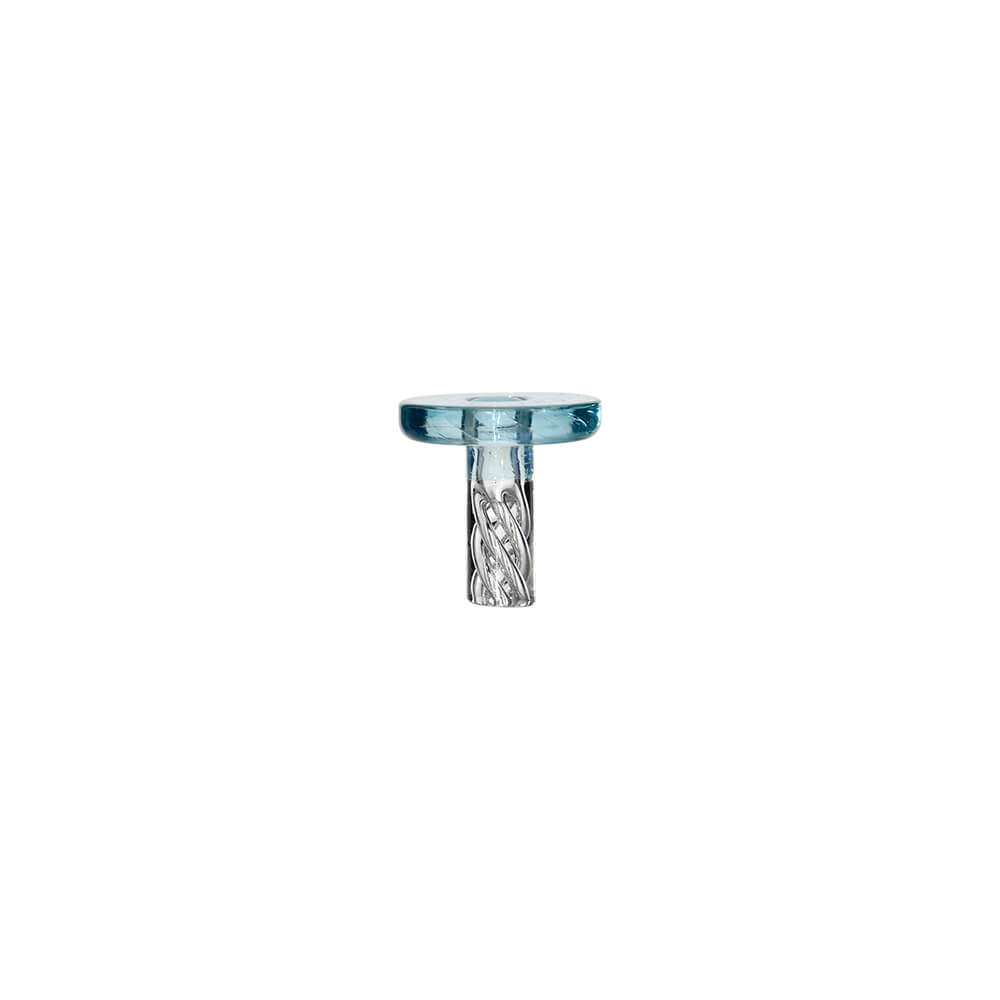 Calibear Vortex Spinning Cap for Dr. Dabber Switch GO with colorful glass top options and twisted airflow stem
