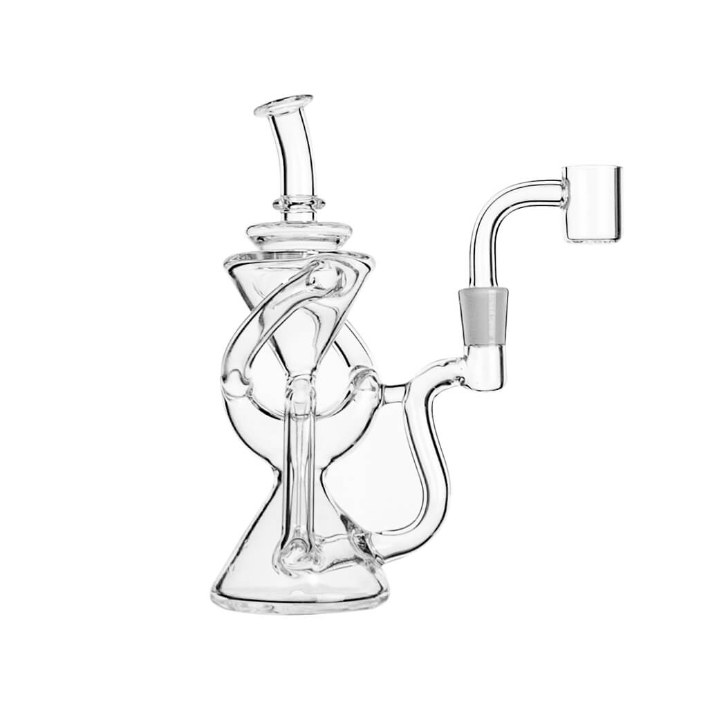 ARIES- Premium borosilicate glass dab rig from Calibear Glass. Ideal for dabbing, providing smooth hits and durability. Shop high-quality dab rigs, water pipes, bongs, erig glasses and glass smoking accessories at Calibear Glass. Elevate your smoking expe