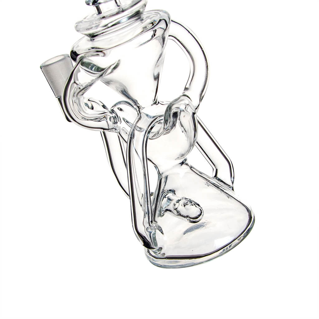 ARIES- Premium borosilicate glass dab rig from Calibear Glass. Ideal for dabbing, providing smooth hits and durability. Shop high-quality dab rigs, water pipes, bongs, erig glasses and glass smoking accessories at Calibear Glass. Elevate your smoking expe