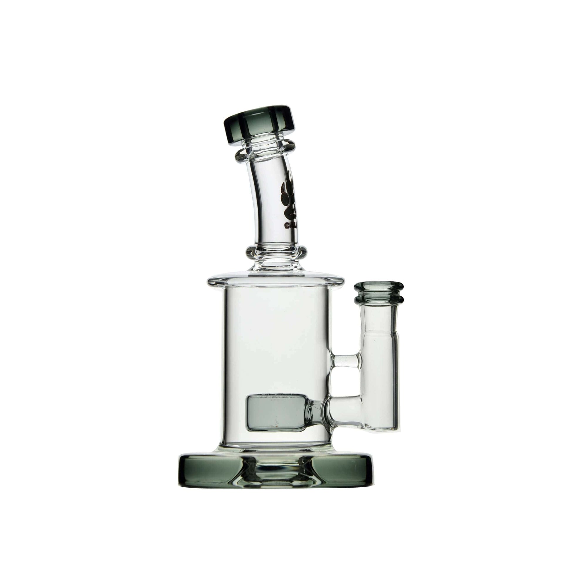 Calibear 6.5 inch Colored Mini Can Dab Rig with Flower of Life Percolator and 14.5mm Joint