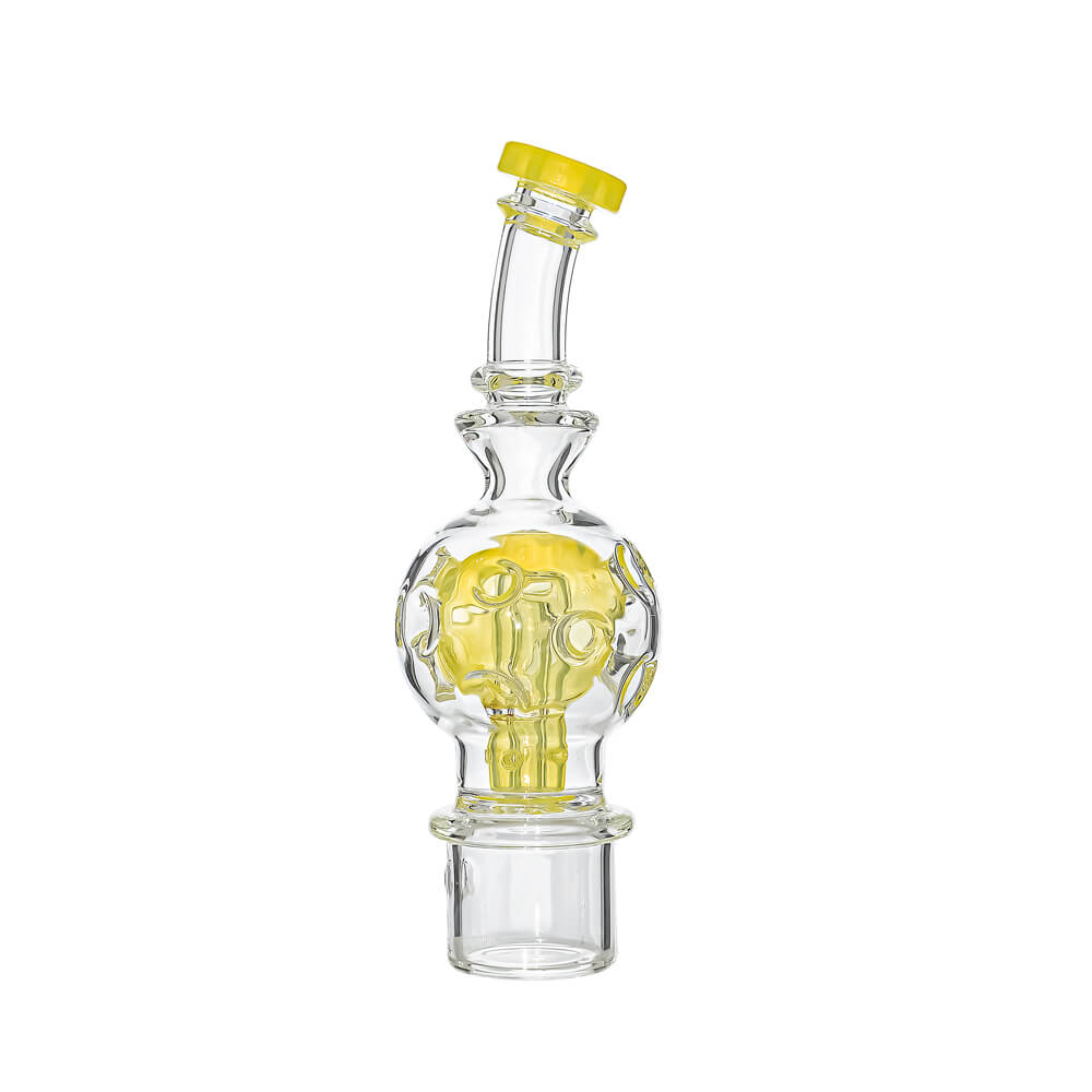 EXOSPHERE GLASS ATTACHMENT FOR DR.DABBER SWITCH 2 | CALIBEAR- Premium dr. dabber glass attachment from Calibear Glass. Ideal for dabbing, providing smooth hits and durability. Shop high-quality dab rigs, water pipes, bongs, erig glasses and glass smoking accessories at Calibear Glass. Elevate your smoking experience with a durable and stylish glass dab rig. Free shipping on all orders.