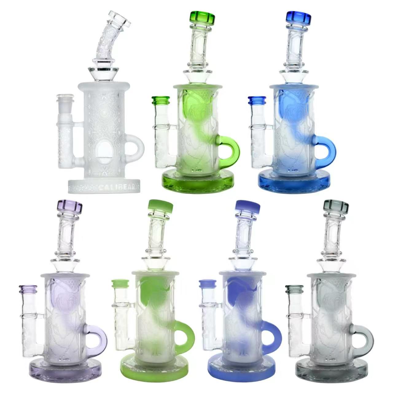 SANDBLASTED KLEIN RECYCLER- Premium borosilicate glass dab rig from Calibear Glass. Ideal for dabbing, providing smooth hits and durability. Shop high-quality dab rigs, water pipes, bongs, erig glasses and glass smoking accessories at Calibear Glass. Elevate your smoking experience with a durable and stylish glass dab rig. Free shipping on all orders