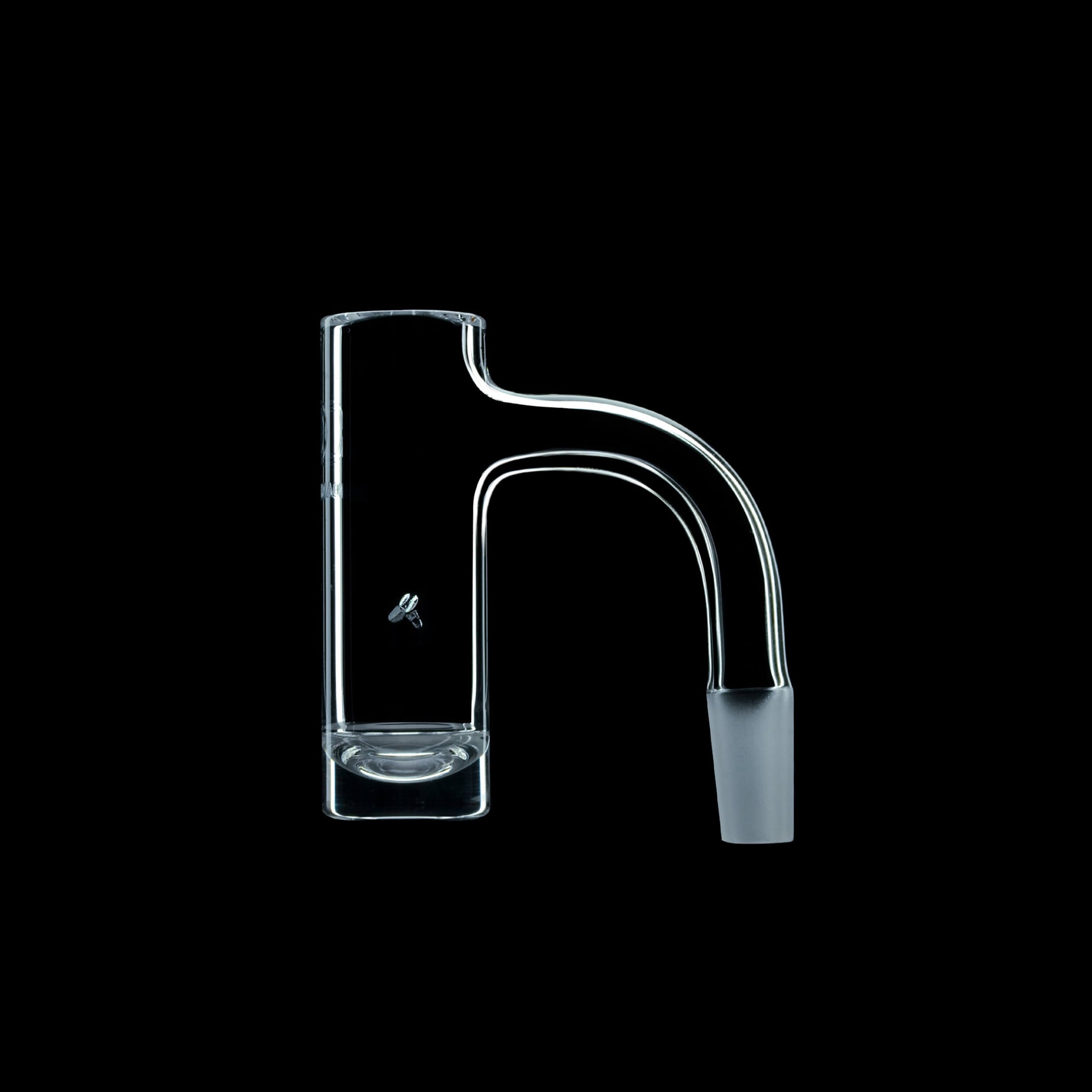 Calibear high-quality seamless quartz hybrid banger featuring a deep bucket and built-in spinner airflow for maximum concentrate agitation.