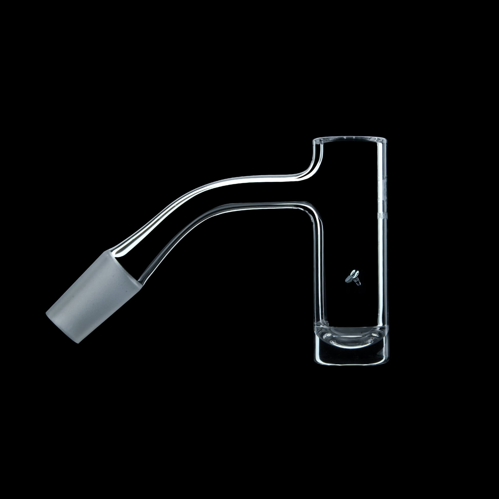 Calibear high-quality seamless quartz hybrid banger featuring a deep bucket and built-in spinner airflow for maximum concentrate agitation.
