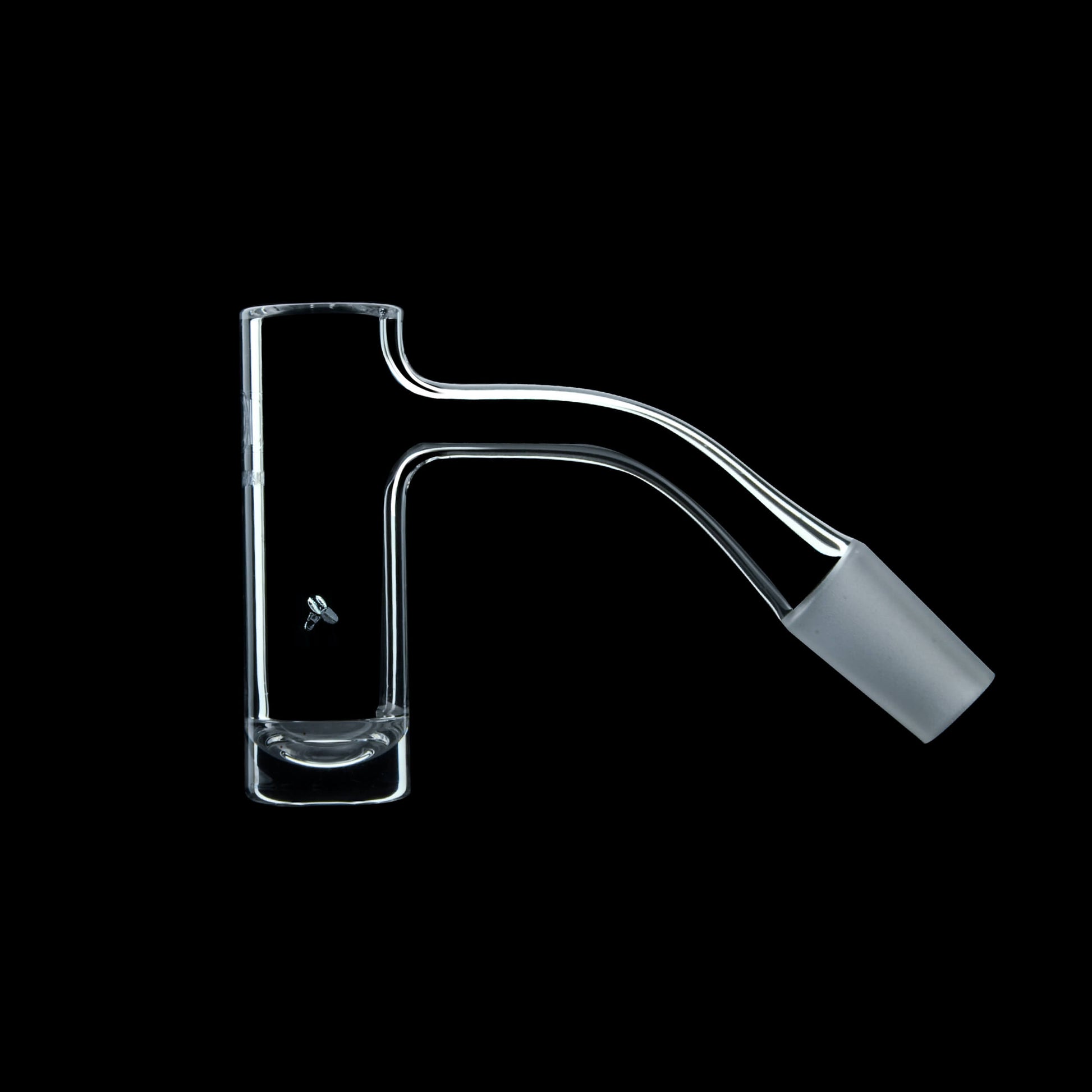 Calibear high-quality seamless quartz hybrid banger featuring a deep bucket and built-in spinner airflow for maximum concentrate agitation.