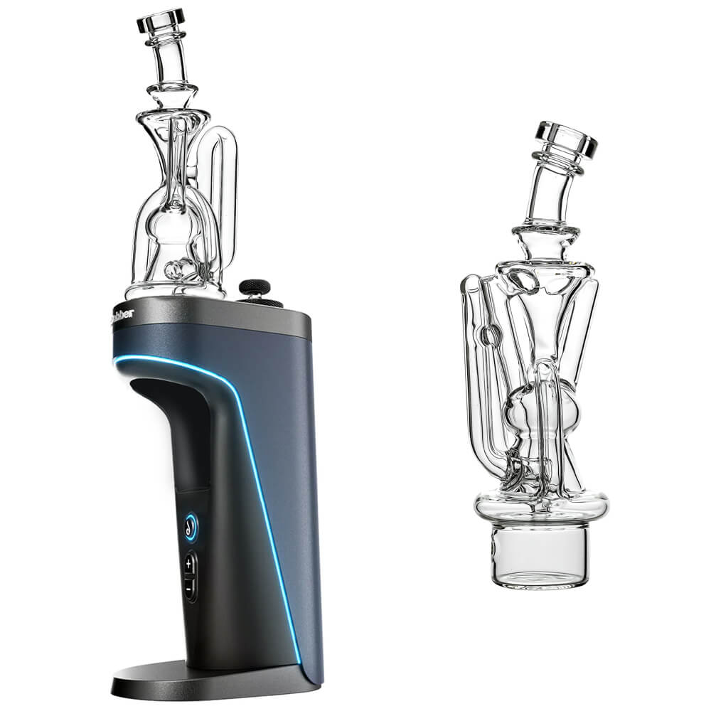 VERTICAL RECYCLER GLASS ATTACHMENT FOR DR.DABBER SWITCH2- Premium dr. dabber glass attachment from Calibear Glass. Ideal for dabbing, providing smooth hits and durability. Shop high-quality dab rigs, water pipes, bongs, erig glasses and glass smoking accessories at Calibear Glass. Elevate your smoking experience with a durable and stylish glass dab rig. Free shipping on all orders.