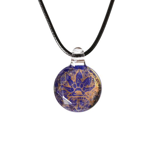 Calibear Handcrafted Borosilicate Glass Pendant – Galaxy Orb Series Handcrafted Borosilicate Glass Gallery showcase view 5 highlighting functional glass details