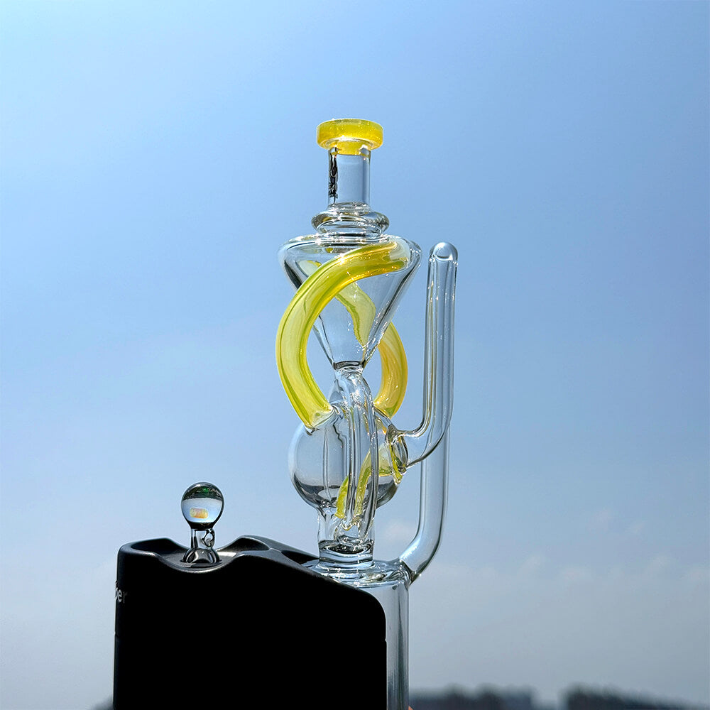 Custom Calibear Orb Recycler for Dr.Dabber Switch Go Glass Attachment