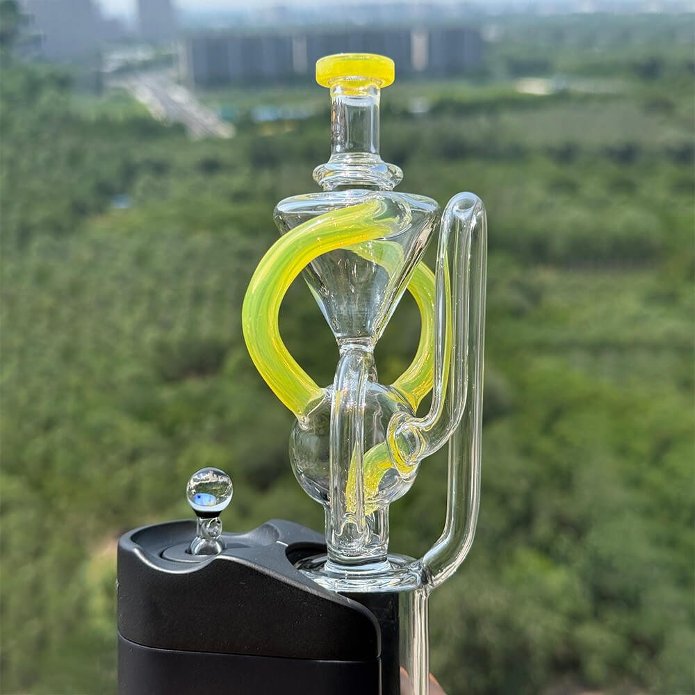Custom Calibear Orb Recycler for Dr.Dabber Switch Go Glass Attachment