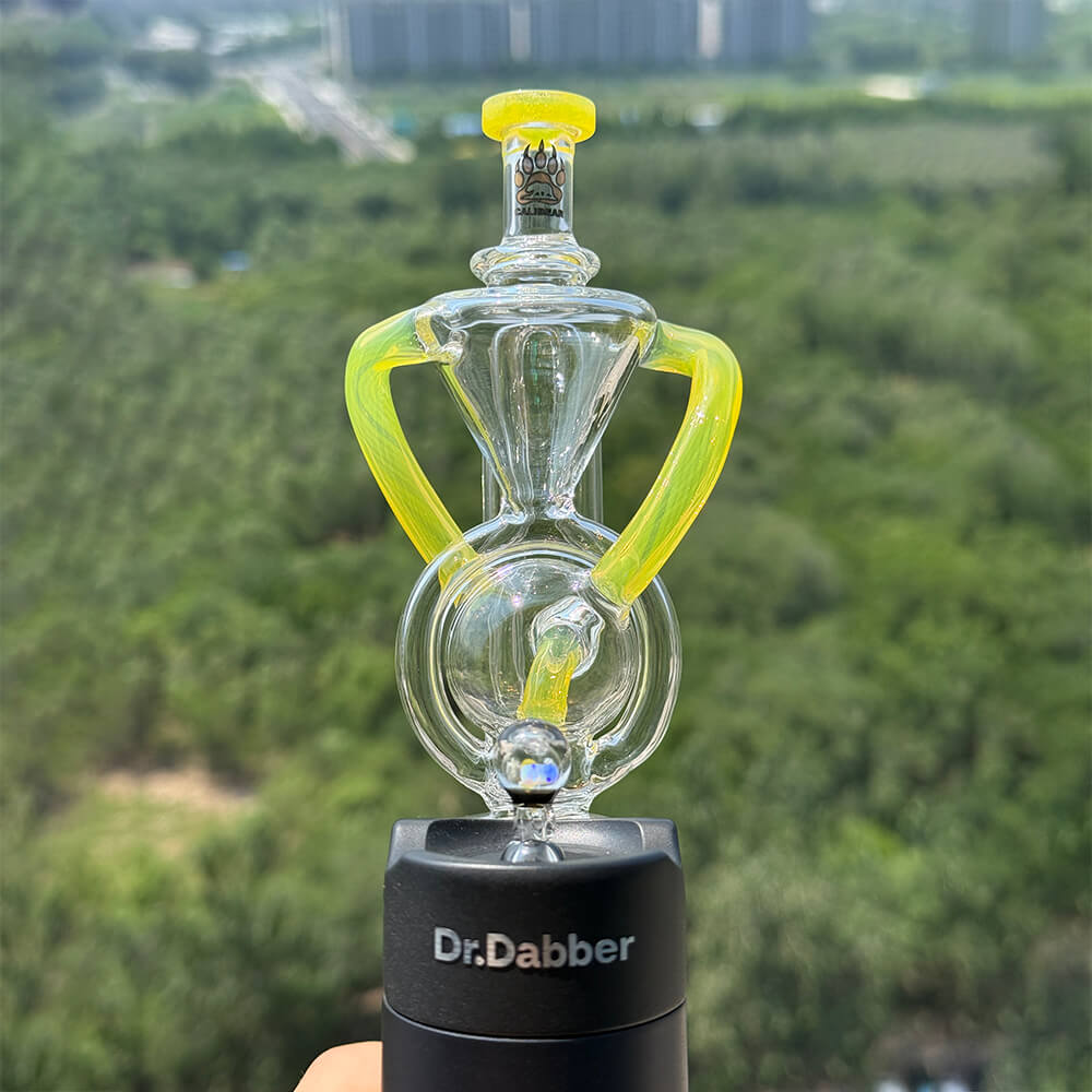 Custom Calibear Orb Recycler for Dr.Dabber Switch Go Glass Attachment