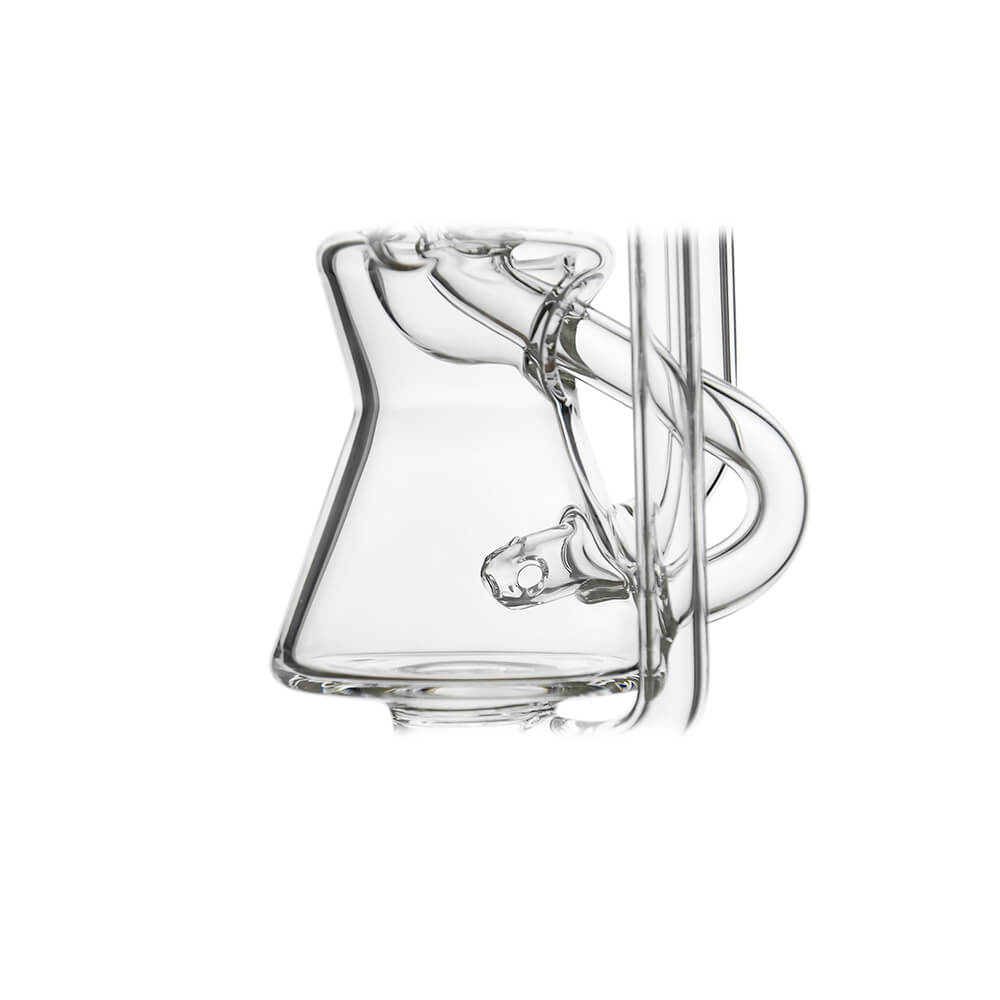 CALIBEAR Ghost²™ TWIST-FLOW RECYCLER GLASS TOP- Premium dr. dabber glass attachment from Calibear Glass. Ideal for dabbing, providing smooth hits and durability. Shop high-quality dab rigs, water pipes, bongs, erig glasses and glass smoking accessories at Calibear Glass. Elevate your smoking experience with a durable and stylish glass dab rig. Free shipping on all orders.