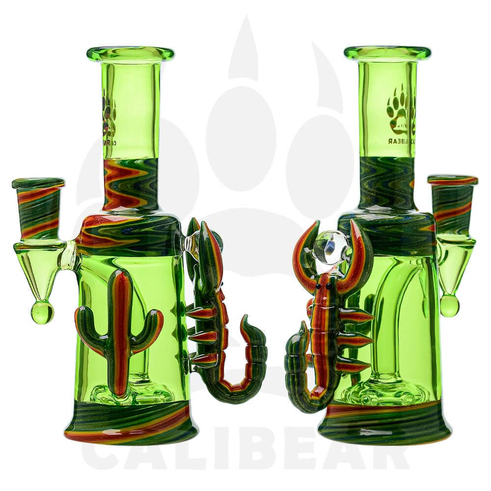 DICHRO SCORPIO DAB RIG WITH SHOWERHEAD PERC DAB RIG Calibear 