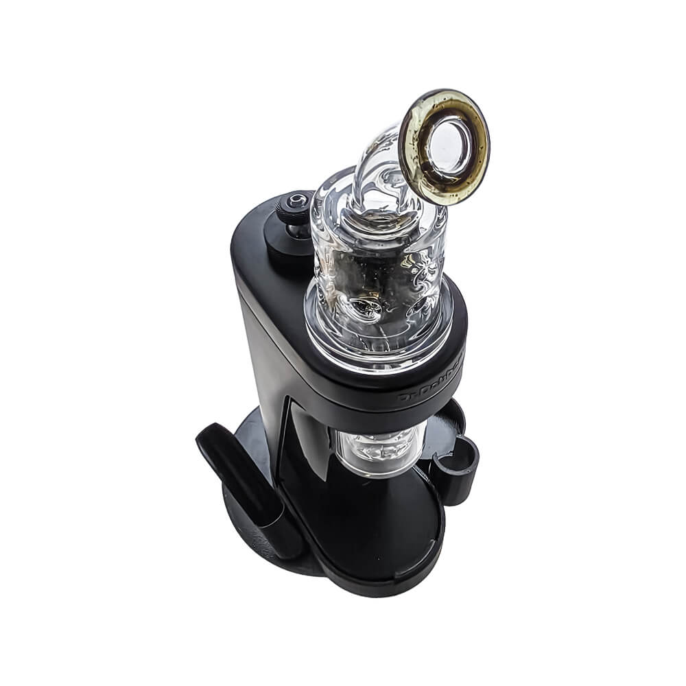 Dr. Dabber Switch 2 Dab Tool Base Tray by Calibear Glass - All-in-one organizer with dedicated slots for dab tool, carb cap, and accessories, custom fit for Switch 2.