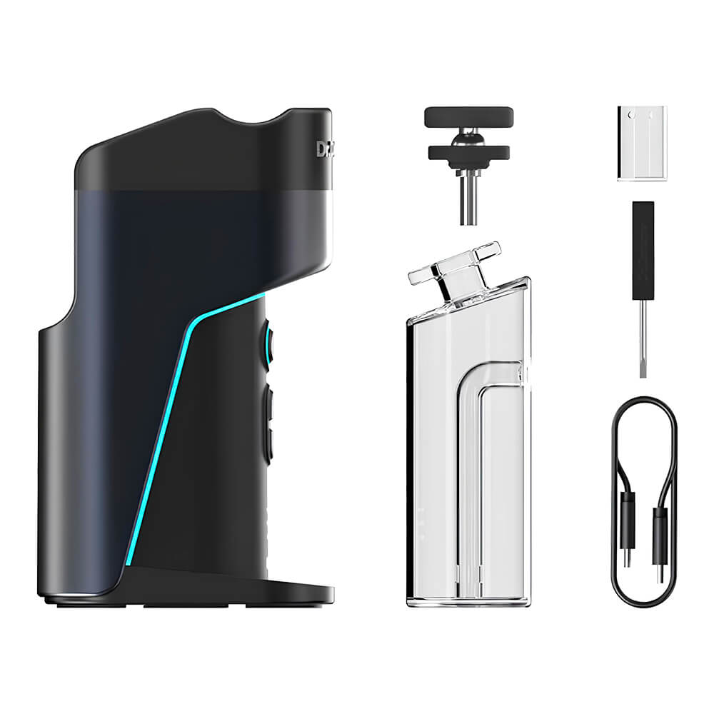 The Dr. Dabber Switch Go portable e-rig vaporizer for concentrates and flower, available at Calibear Glass.