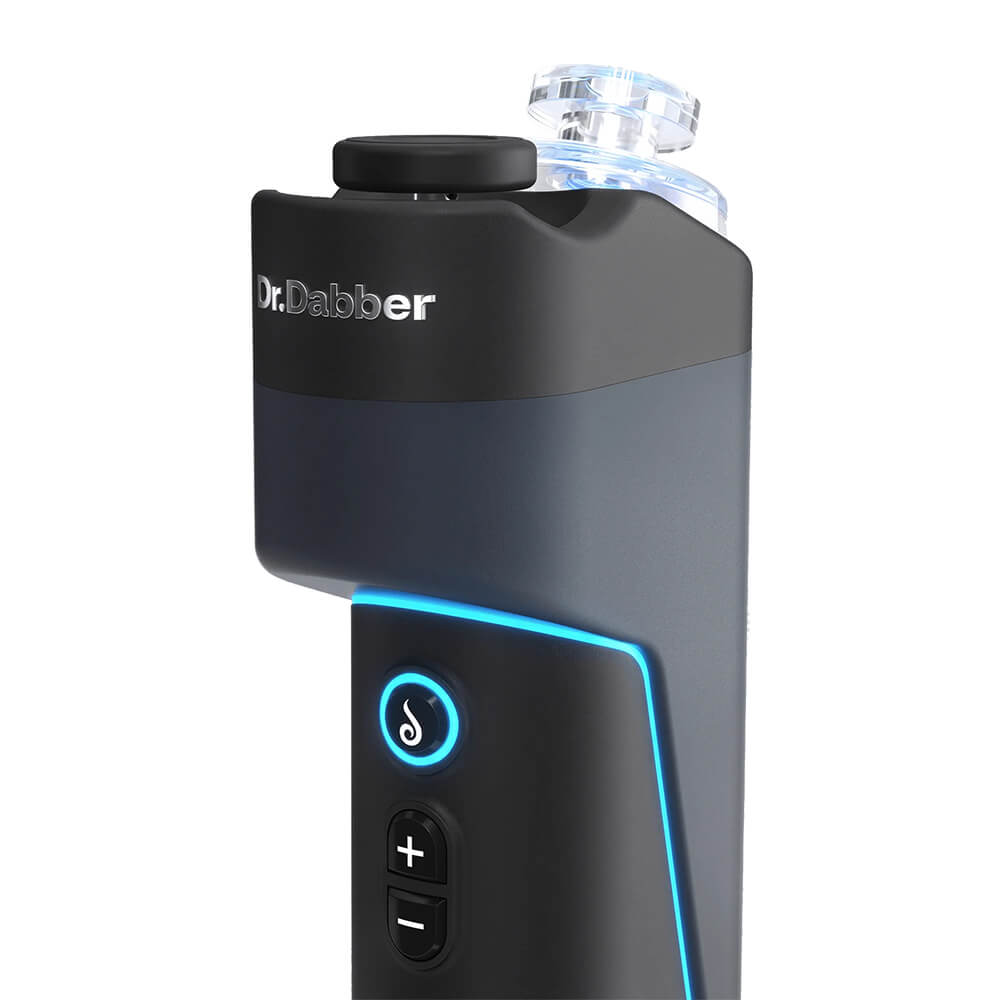 The Dr. Dabber Switch Go portable e-rig vaporizer for concentrates and flower, available at Calibear Glass.