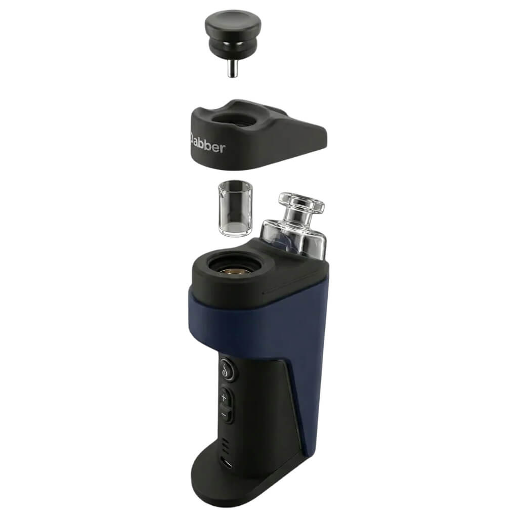 The Dr. Dabber Switch Go portable e-rig vaporizer for concentrates and flower, available at Calibear Glass.