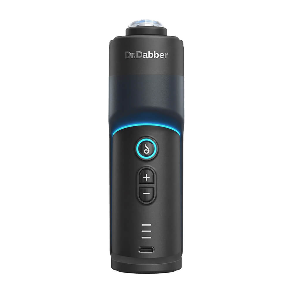 The Dr. Dabber Switch Go portable e-rig vaporizer for concentrates and flower, available at Calibear Glass.