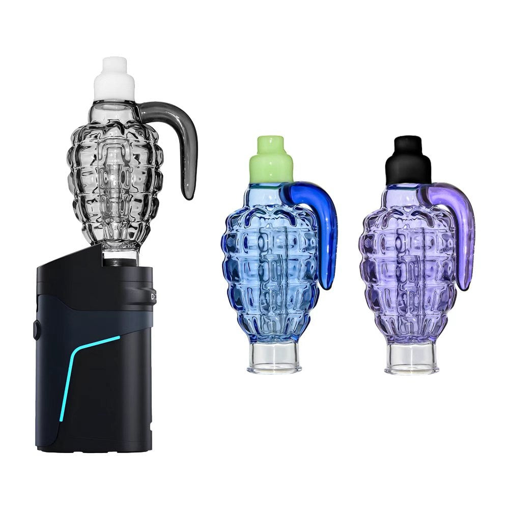 Calibear Ghost 2 Grenade-Shaped Glass Top novelty hand grenade borosilicate glass attachment for Calibear Ghost 2