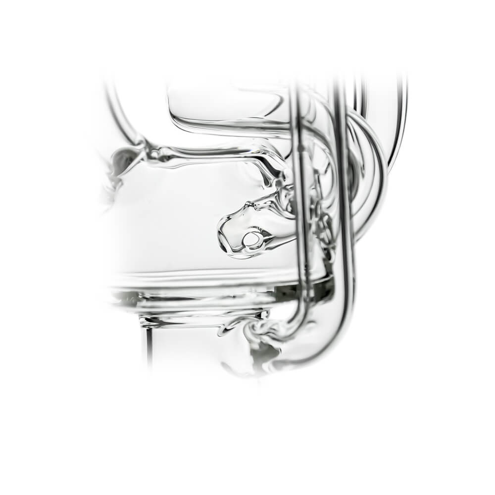 Calibear Ghost 2 Vortex Recycler Glass Mouthpiece premium vortex water filtration borosilicate glass attachment for Calibear Ghost 2