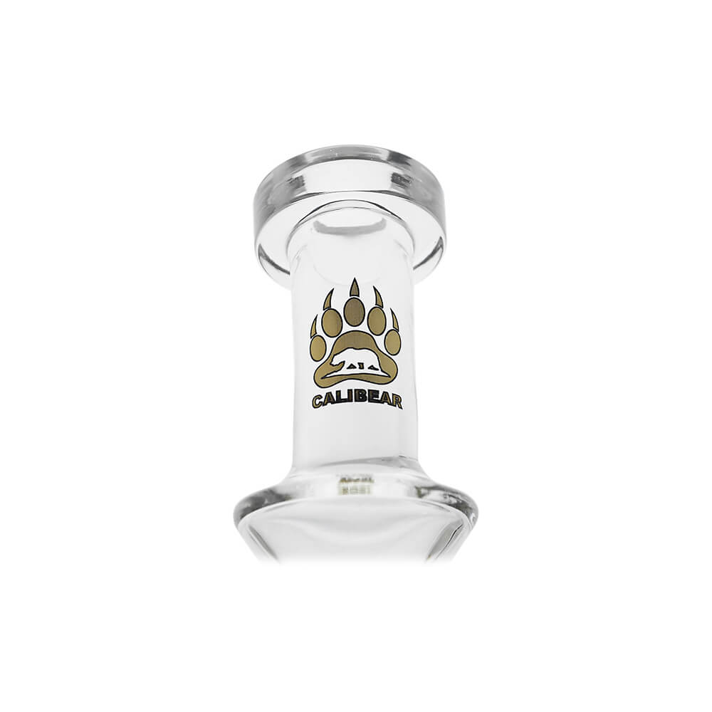 Calibear Dual Chamber Recycler Glass Attachment for Puffco Peak OG and Pro with dual side chambers and clear borosilicate glass