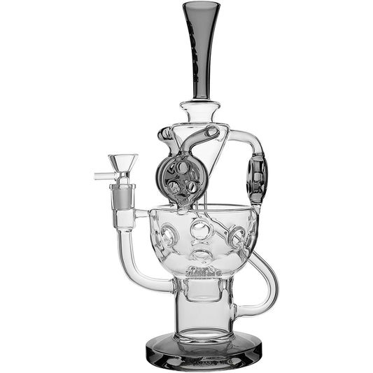 ELABORATE MULTI CHAMBER GLASS WATER PIPE