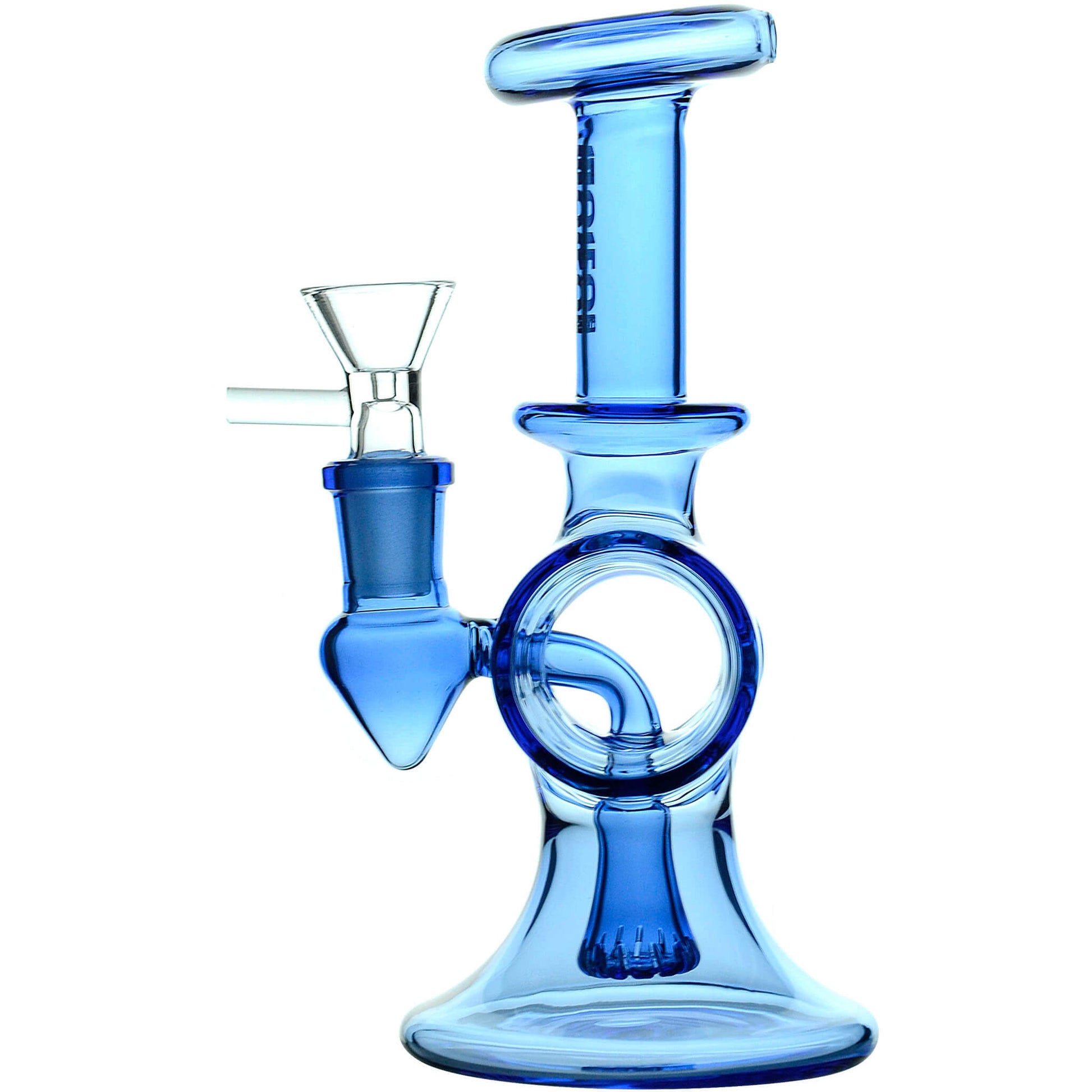 ELEGANT GLASS RECYCLER WITH OPEN LOOP DESIGN-Premium borosilicate glass dab rig from Calibear Glass. Ideal for dabbing, providing smooth hits and durability. Shop high-quality dab rigs, water pipes, bongs, erig glasses and glass smoking accessories at Calibear Glass. Elevate your smoking experience with a durable and stylish glass dab rig. Free shipping on all orders