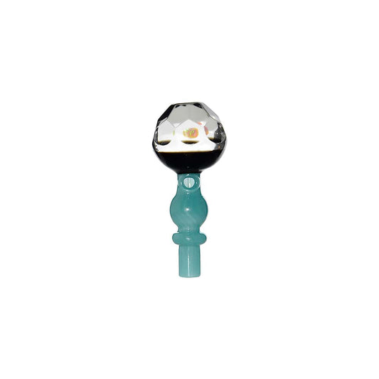 Calibear Facet Opal Joystick Carb Cap For Dr. Dabber Switch 2 Handcrafted Borosilicate Glass Gallery showcase view 11 highlighting functional glass details for Dr. Dabber Switch 2