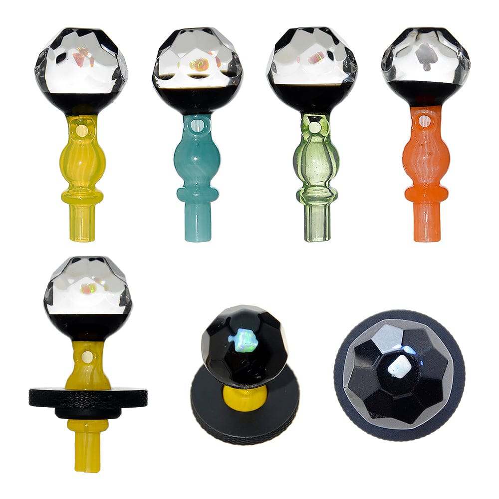 FACET OPAL JOYSTICK CARB CAP FOR DR.DABBER SWITCH 2- Premium borosilicate glass smoking accessories from Calibear Glass. Ideal for dabbing, providing smooth hits and durability. Shop high-quality dab rigs, water pipes, bongs, erig glasses and glass smokin