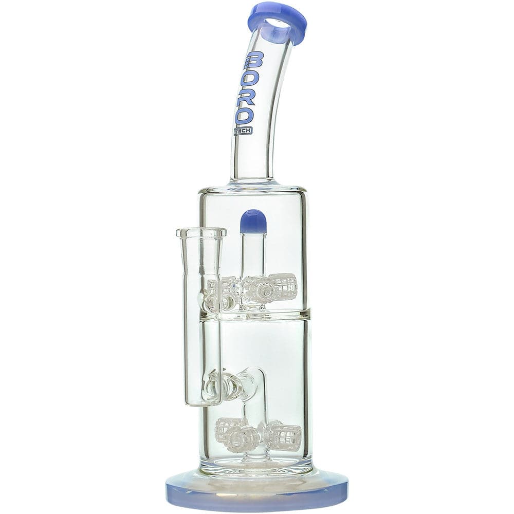 Glass bong Quad Matrix Perc water pipe  Calibear  