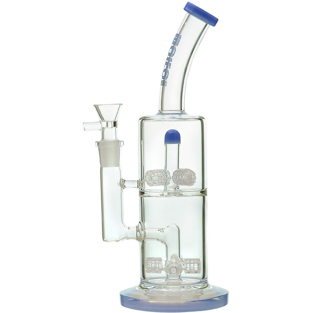 Glass bong Quad Matrix Perc water pipe  Calibear  