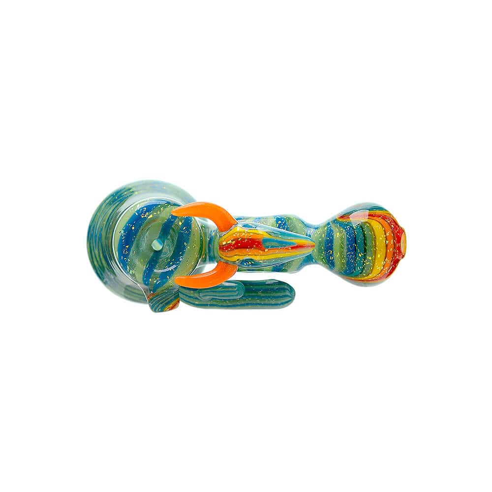 HEADY CACTUS HAND PIPES WITH OX SKULL | CALIBEAR Heady Glass calibearofficial 