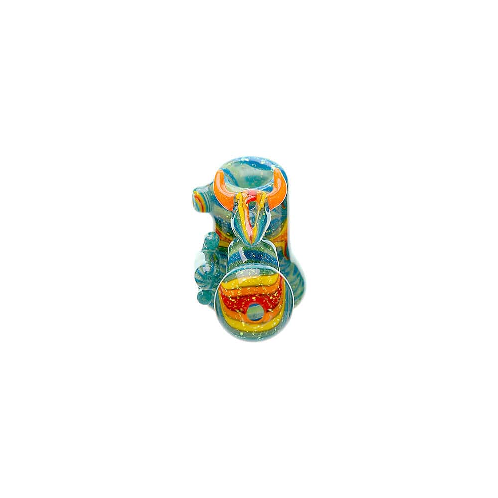 HEADY CACTUS HAND PIPES WITH OX SKULL | CALIBEAR Heady Glass calibearofficial 