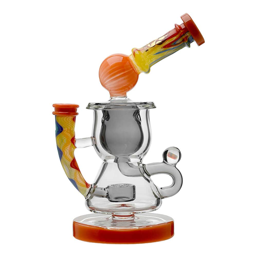 HEADY WIGWAG KLEIN RECYCLER WITH ENCASED OPAL DAB RIG Calibear 