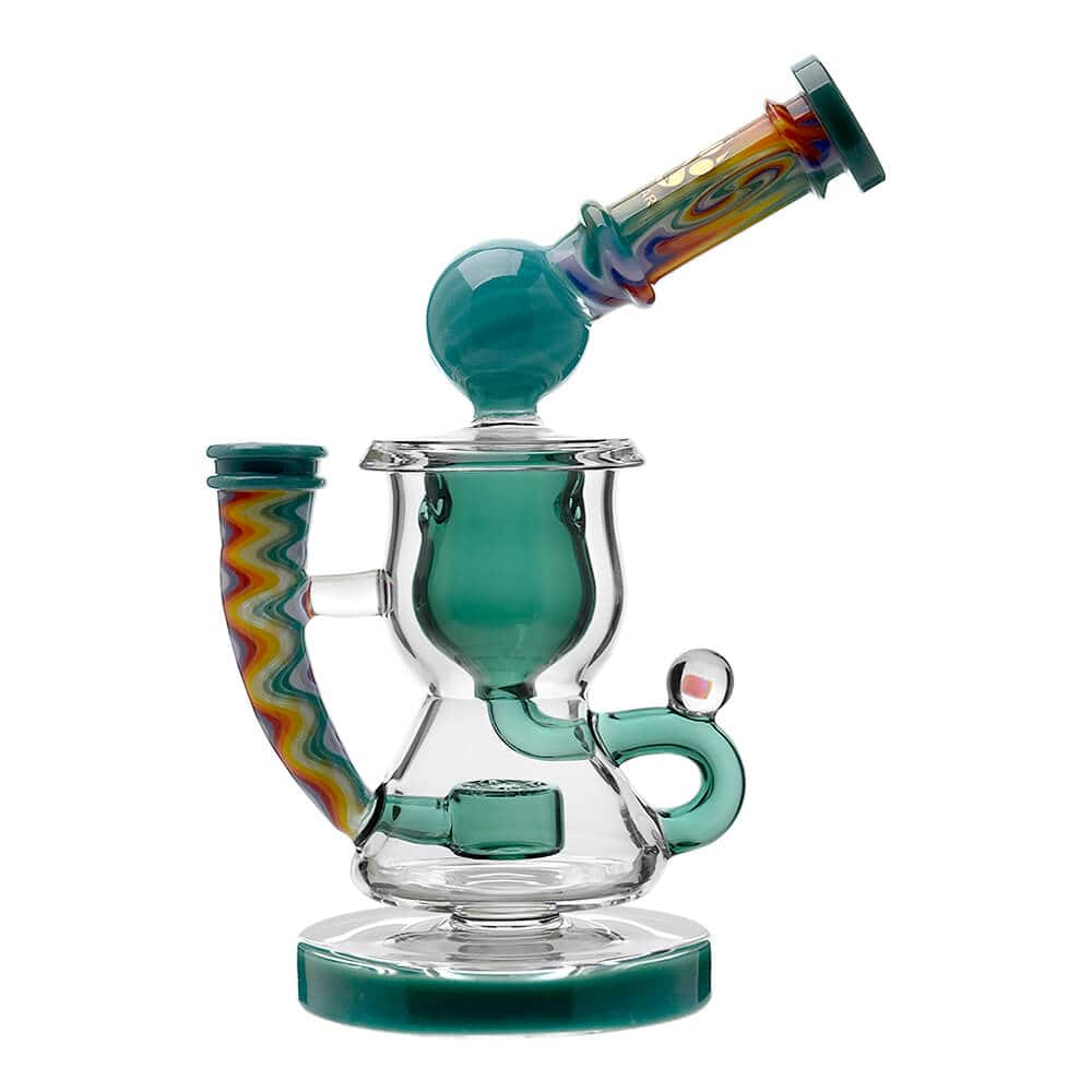 HEADY WIGWAG KLEIN RECYCLER WITH ENCASED OPAL DAB RIG Calibear 