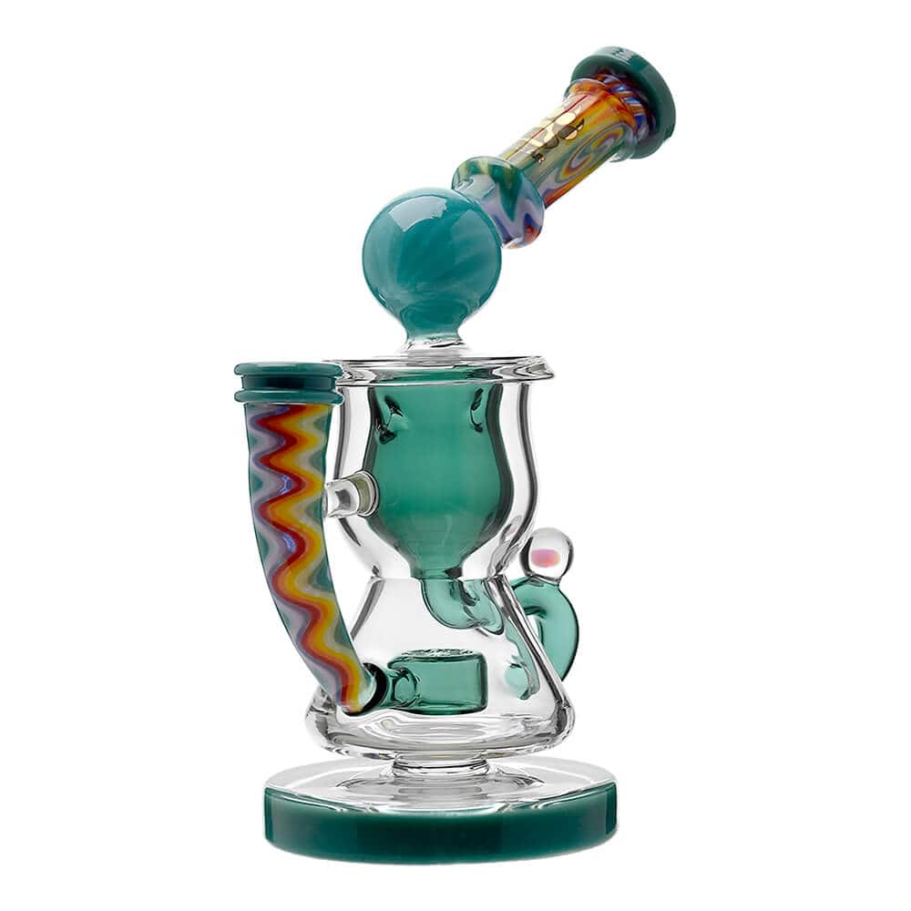 HEADY WIGWAG KLEIN RECYCLER WITH ENCASED OPAL DAB RIG Calibear 