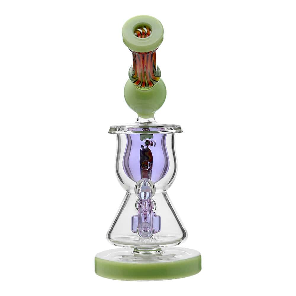 HEADY WIGWAG KLEIN RECYCLER WITH ENCASED OPAL DAB RIG Calibear 