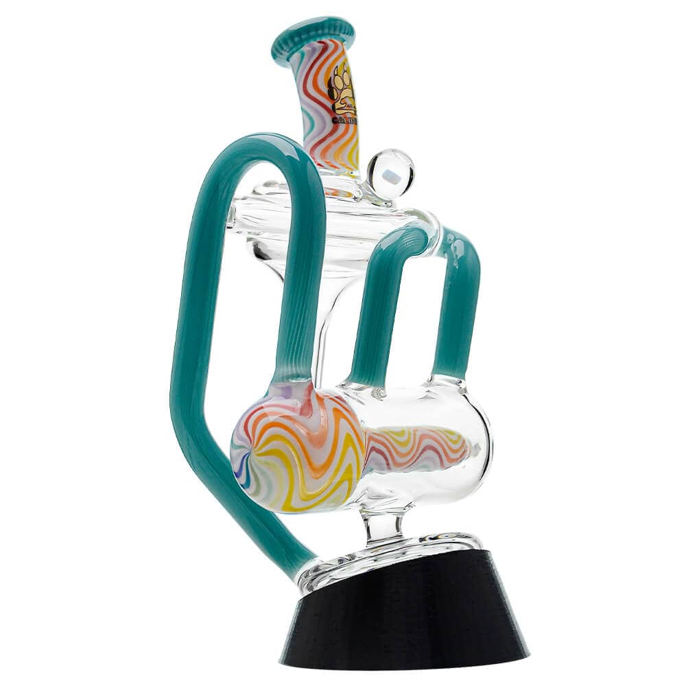 HEADY WIGWAG PUFFCO PEAK OG & PRO GLASS ATTACHMENT ENCASED WITH OPAL Accessories Calibear 