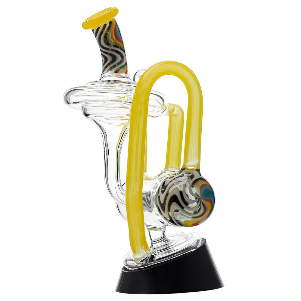 HEADY WIGWAG PUFFCO PEAK OG & PRO GLASS ATTACHMENT ENCASED WITH OPAL Accessories Calibear 